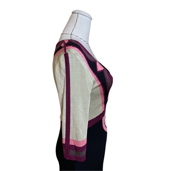 Temperley London Knit Sweater Dress V Neck - Picture 3 of 14